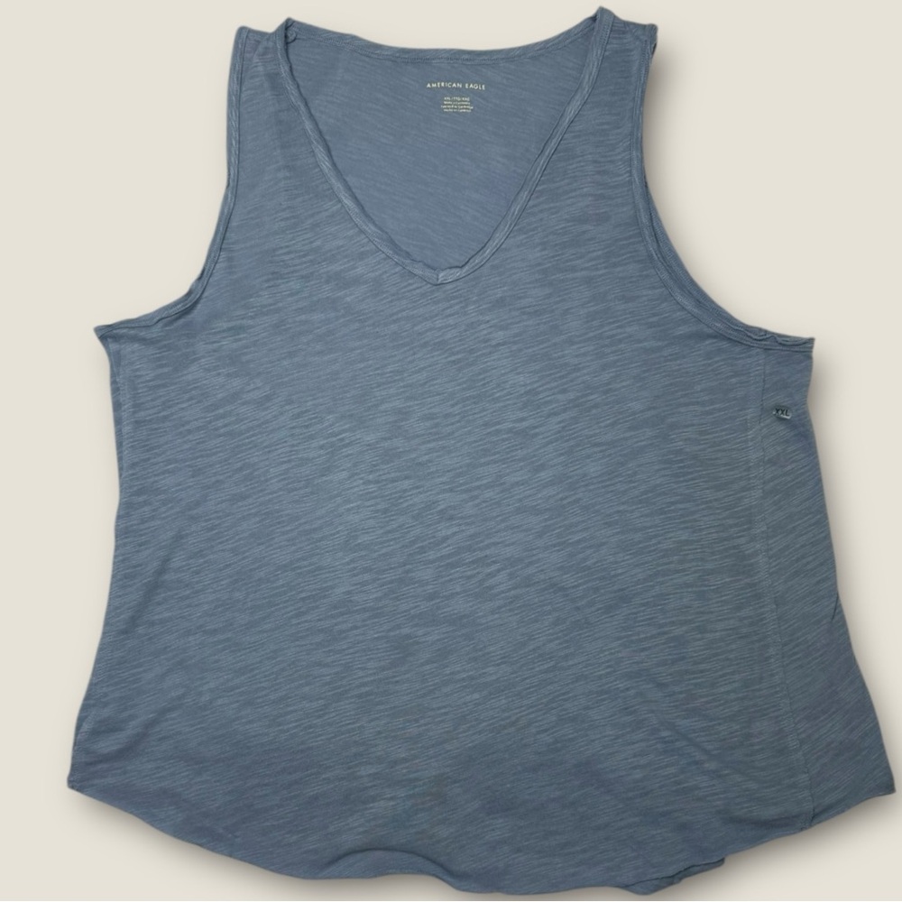 American Eagle Outfitters Steel Blue Tank Top Size XXL
